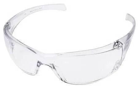 Plastic safety goggles, Frame Color : Transparent