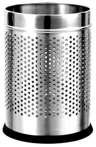 Stainless Steel Dustbin, Size : 10 x 12 inches
