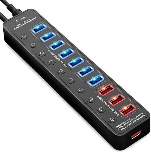 Powered USB Port, Color : Black