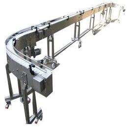 SS Slat Chain Conveyor, Length : 1000 mm to 15000 mm