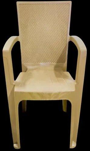 Plain Plastic Chair, Color : Brown