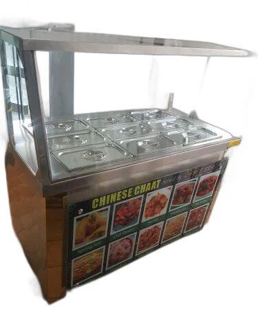 Rectangular Stainless Steel Bain Marie, Color : Silver