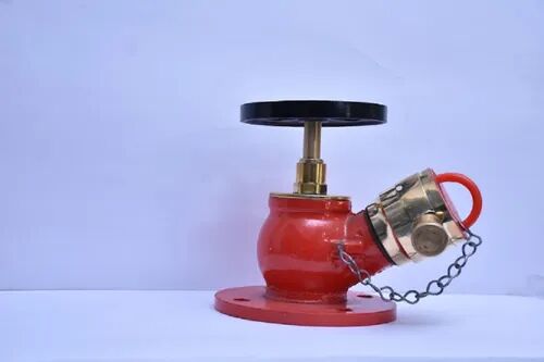 Manual Cast Iron Fire Hydrant Valve, Color : Red
