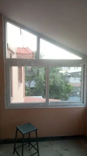 UPVC Sliding Window, Frame Color : White