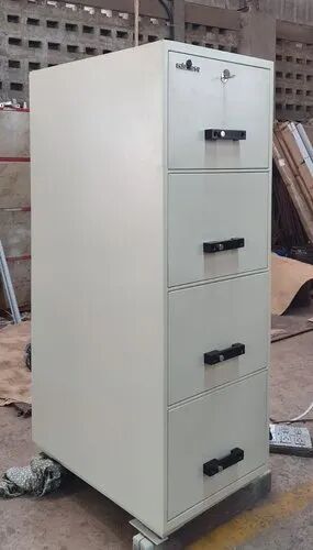Mild Steel Fire Resistant File Cabinet, Color : Gray, White, etc