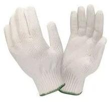 50 Gram Plain Cotton Gloves, Color : White