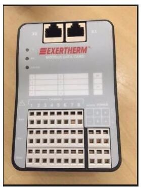 Modbus Exertherm Data Card