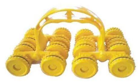 Plastic Acupressure Hand Roller, Color : Yellow