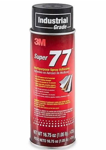 3M Transparent Spray Adhesive, for Paper, Wood, Glass, Grade Standard : Industrial Grade