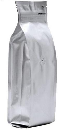 Polyester Zip Lock Bag, Color : Plain silver