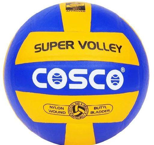260gm Leather Cosco Super Volleyball, Size : 4