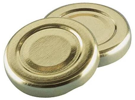 Round Metal Lug Caps, Color : Golden
