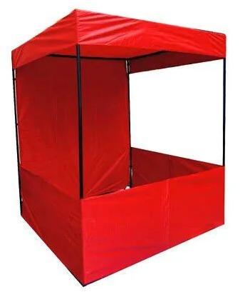 Plain Polyester Promotional Canopy Display Tent, Color : Red
