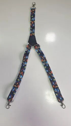Printed Elastic Suspender, Width : 2 inch