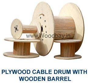 Plywood Cable Drums/Reels With Wooden Barrel