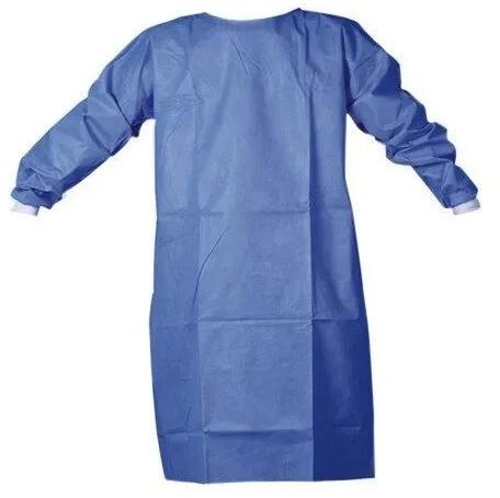 Plain Non Woven Surgeon Gown, Color : Blue