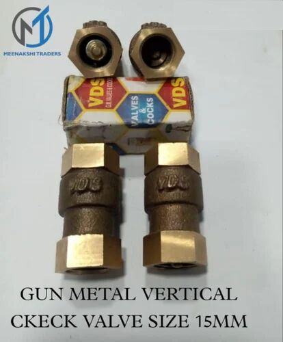 Gun Metal Vertical Check Valve, Size : 15MM