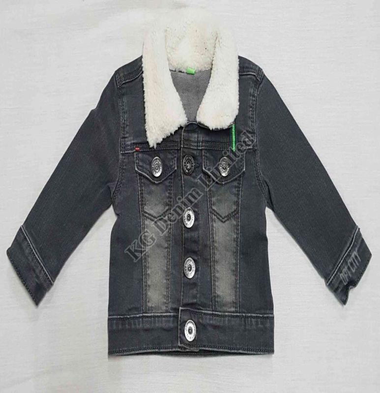 Baby Girls Denim Jacket, Occasion : Casual Wear