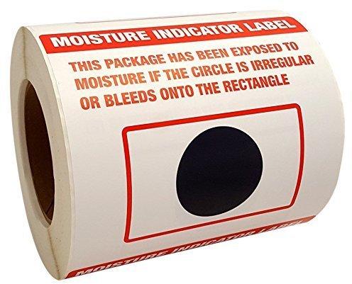 Matte Lamination Paper Moisture Indicator Labels, Packaging Type : Roll
