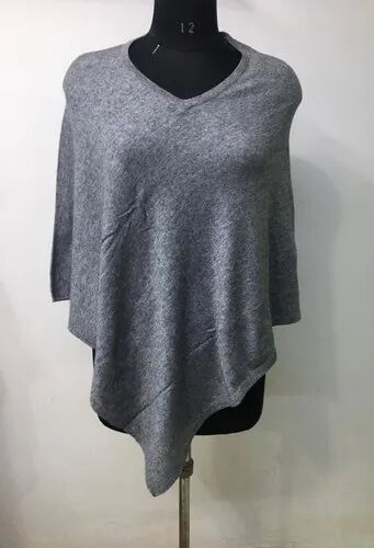 Cashmere Knitted Poncho
