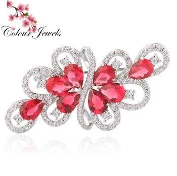 Cubic Zircon Brooches