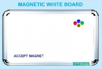 Aluminium Plastic Premium Magnetic White Board, for College, Office, School, Feature : Good Quality