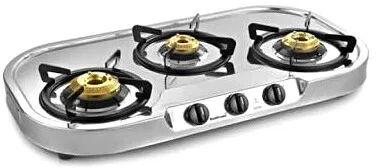 Metal alloy Triple Burner LPG Stove