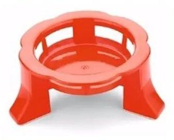 Plastic Pot Stand, Color : Red