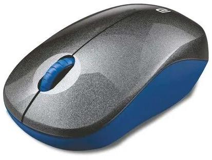 Portronics Wireless Optical Mouse, Color : Blue, Black