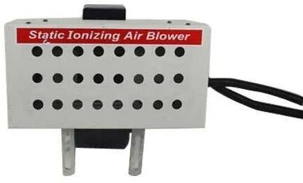 Galvanized Steel Static Ionizing Air Blower, Color : White