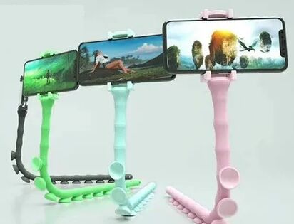 Plastic Mobile Holder, Color : RED, BLACK, GREEN, PINK