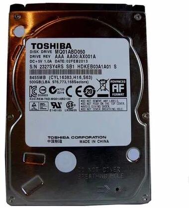 Toshiba Hard Disk, Memory Size : 1 TB, Style : HDD