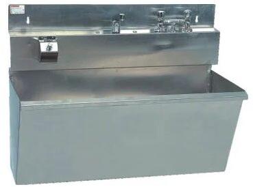 Stainless Steel Scrub Stations, Color : Silver