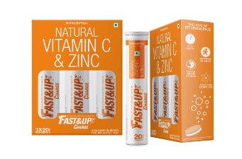 Fast&Up Charge- Pack of 3 Tubes - Orange Flavour