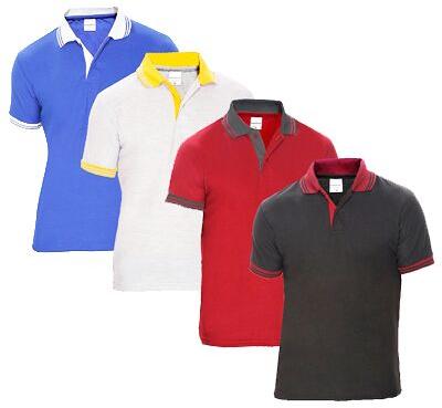 Men Polo Collar T Shirt