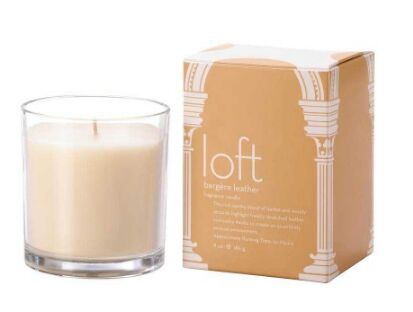 Loft Bergere Leather Candle