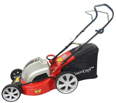 Electric Lawn Mower, Color : Red