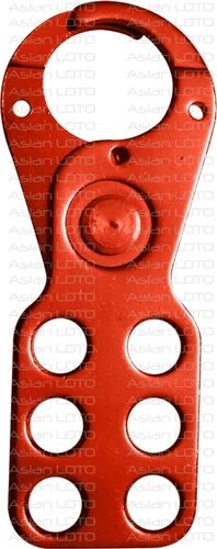 Red Steel Lockout Hasp