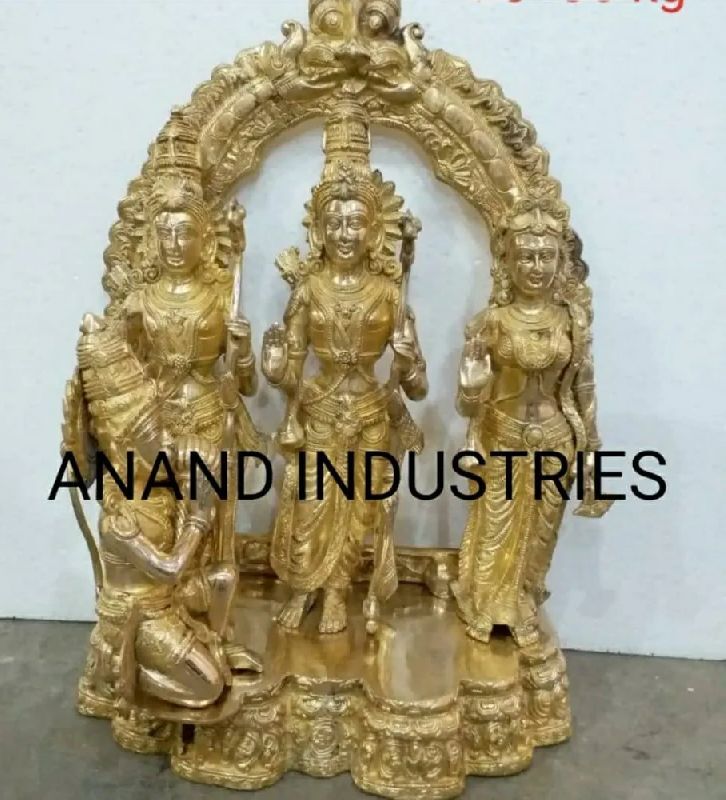 Brass  Brass Ram Darbar Statue