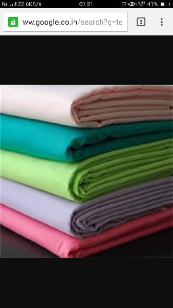 COTTON X POLYSTER Terry Rubia Fabric, for Textile, astar, lining, safa etc, Size : Standard