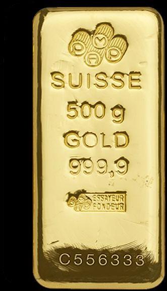 Valcambi suisse gold bar, Certification : Iso Certified