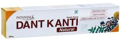 Patanjali Dant Kanti Toothpaste, Packaging Size : 200Gm