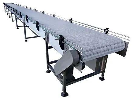 L Shape SS Slat Chain Conveyor, Voltage : 220V/380V