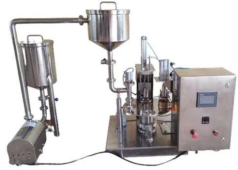 Stainless Steel Mechanical Semi Automatic Filling Machine, Capacity : 0-500 pouch per hour