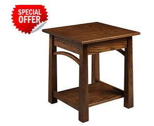 Wooden Acrylic Side Table, Color : Brown