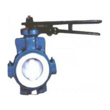 Pfa Lined Wafer Type Butterfly Valve