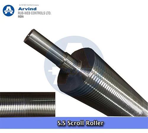 Rubber Ss scroll roller