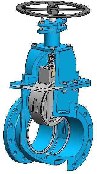 Metal seated water valve