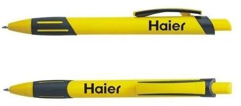 Yellow Plastic Advertising Pens, Packaging Type : Box, Polywrap