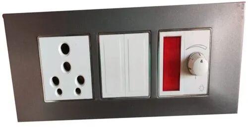 Plastic Modular Switch Socket, Color : White